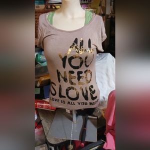 Flair top animal print